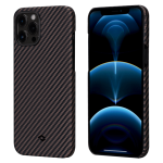 Pitaka iPhone 12 Pro Max Aramid Black/Gold Twill dėklas 