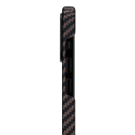 Pitaka iPhone 12 Pro Max Aramid Black/Gold Twill dėklas 