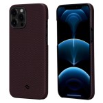 Pitaka iPhone 12 Pro Max Aramid Red Plain dėklas 