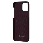 Pitaka iPhone 12 Pro Max Aramid Red Plain dėklas 