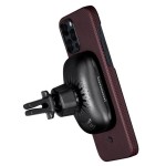 Pitaka iPhone 12 / 12 Pro Aramid Red Plain dėklas 