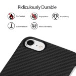 Pitaka iPhone 7/8/SE 2020 Aramid Black/Grey Twill dėklas 