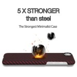 Pitaka iPhone 7/8/SE 2020 Aramid Black/Red Twill dėklas 