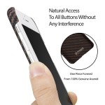 Pitaka iPhone 7/8/SE 2020 Aramid Black/Gold Twill dėklas 