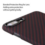 Pitaka iPhone 8 Plus/7 Plus Aramid Black/Red Twill dėklas 