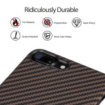 Pitaka iPhone 8 Plus/7 Plus Aramid Black/Gold Twill dėklas 
