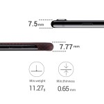 Pitaka iPhone 8 Plus/7 Plus Aramid Black/Red Plain dėklas 