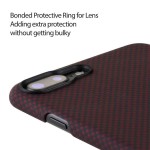 Pitaka iPhone 8 Plus/7 Plus Aramid Black/Red Plain dėklas 