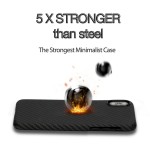 Pitaka iPhone X Aramid Black/Grey Twill dėklas 