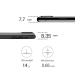 Pitaka iPhone X Aramid Black/Grey Twill dėklas 