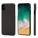 Pitaka iPhone X Aramid Black/Gold Twill dėklas