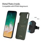 Pitaka iPhone X Aramid Black/Yellow Twill dėklas