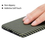 Pitaka iPhone X Aramid Black/Yellow Twill dėklas