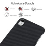 Pitaka iPhone XR Aramid Black dėklas 