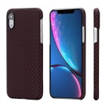 Pitaka iPhone XR Aramid Black/Red Twill dėklas 