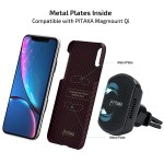 Pitaka iPhone XR Aramid Black/Red Twill dėklas 