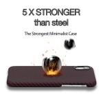 Pitaka iPhone XR Aramid Black/Red Twill dėklas 