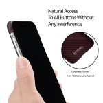 Pitaka iPhone XR Aramid Black/Red Twill dėklas 