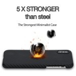 Pitaka iPhone XS Aramid Black dėklas 