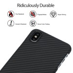 Pitaka iPhone XS Aramid Black dėklas 