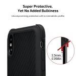 Pitaka iPhone XS Aramid Pro Black dėklas 