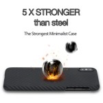 Pitaka iPhone XS Max Aramid Black dėklas 