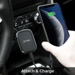 Pitaka MagEZ Mount Qi magnetinis telefono laikiklis su bevieliu įkrovimu – CD