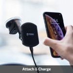 Pitaka magnetinis telefono laikiklis su bevieliu įkrovimu - Sucker