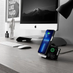 Pitaka MagSafe Slider Multi-Device Wireless Charger with Portable Battery
