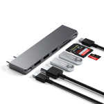 Satechi USB-C Slim Multi-Port Space Gray adapteris