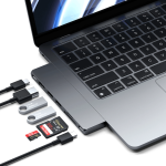 Satechi USB-C Slim Multi-Port Space Gray adapteris