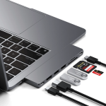 Satechi USB-C Slim Multi-Port Space Gray adapteris