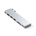 Satechi USB-C Slim Multi-Port Silver adapteris