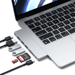 Satechi USB-C Slim Multi-Port Silver adapteris