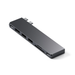 Satechi USB-C Slim Multi-Port Space Gray adapteris