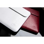 Rankų darbo odinis baltas dėklas tinkantis MacBook Pro 13 / MacBook Air 13 Retina