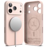 Ringke Silicone MagSafe iPhone 18 Pro case - Pink Sand