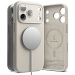 Ringke Silicone MagSafe iPhone 18 Pro case - Stone