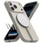 Ringke Silicone MagSafe iPhone 18 Pro case - Stone
