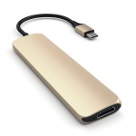 Satechi USB-C 4 Multiport Gold adapteris
