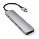 Satechi USB-C 6 Multiport Space Gray adapteris
