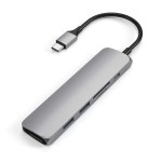 Satechi USB-C 6 Multiport Space Gray adapteris