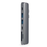 Satechi USB-C 7 Multiport Space Gray adapteris