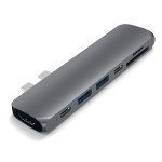 Satechi USB-C 7 Multiport Space Gray adapteris