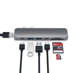 Satechi USB-C 7 Multiport Space Gray adapteris