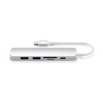 Satechi Type-C Slim Multimedia V2 Silver adapteris