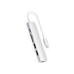 Satechi Type-C Slim Multimedia V2 Silver adapteris