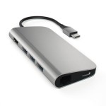 Satechi USB-C Multiport 4K Ethernet Space Gray adapteris