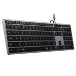 Satechi Slim W3 BACKLIT laidinė klaviatūra - Space Gray US