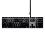 Satechi Slim W3 BACKLIT laidinė klaviatūra - Space Gray US